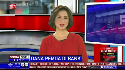 Jumlah Dana Daerah di Bank Menurun