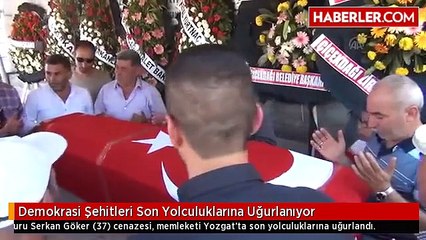 Demokrasi Şehitleri Son Yolculuklarına Uğurlanıyor