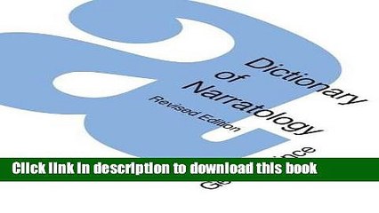 [PDF]  A Dictionary of Narratology (Revised Edition)  [Read] Online