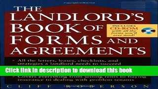 [PDF] The Landlord s Book of Forms and Agreements  Full EBook