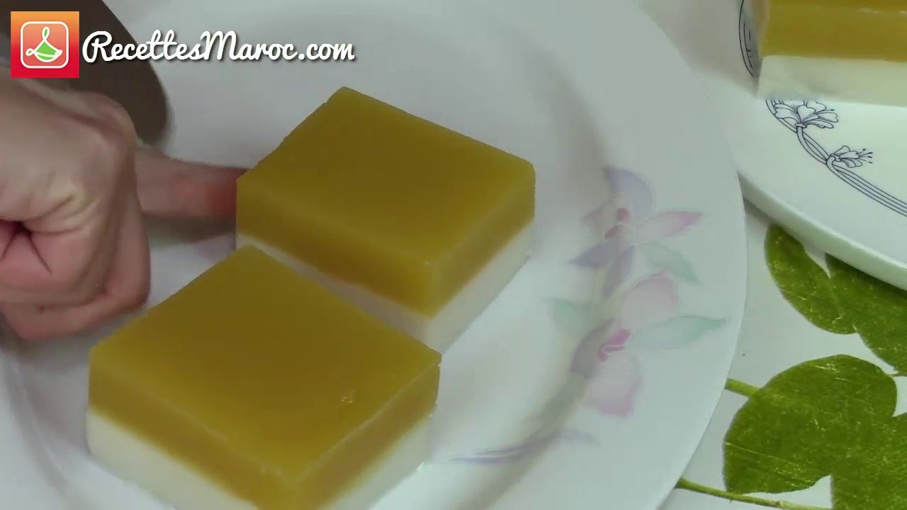 Dessert Mangue & Noix de Coco - Mango & Coconut Dessert - حلوى المانجو