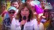 Tour de France, une Chantal Goya survoltée chante Un lapin avant le départ de l'étape