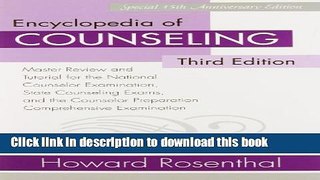 Download Encyclopedia of Counseling Package: Complete Review Package for the National Counselor