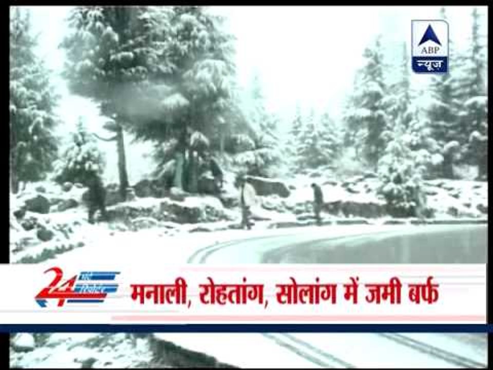 Mercury freezes in Shimla, Manali, Rohtang and Solang