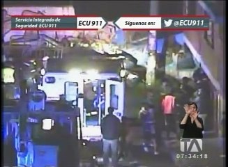 Cámaras del ECU-911 graban impactantes accidentes de tránsito