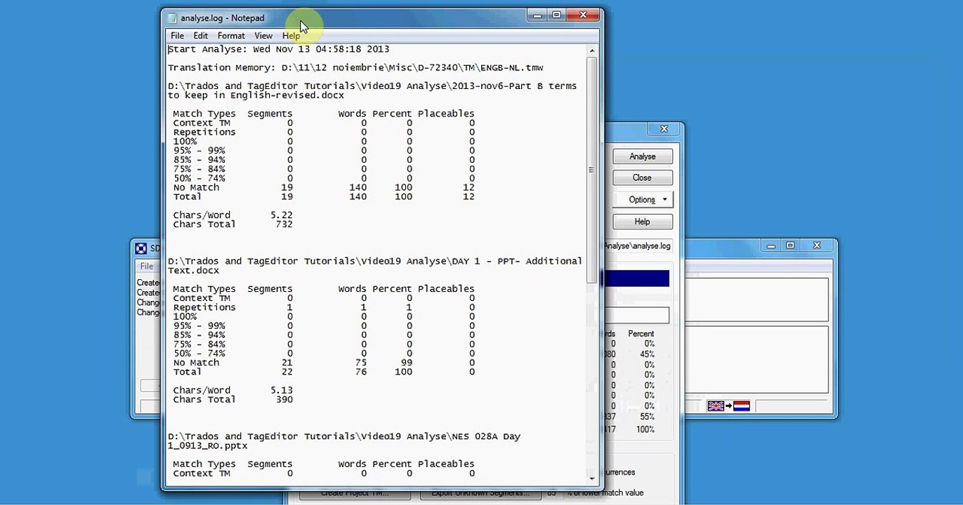 How to perform an Analysis