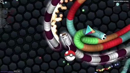 Slither.io POKEMON GO SKINS HACK!  TROLLING BIG SNAKES