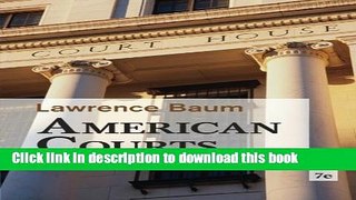 Read American Courts: Process and Policy  Ebook Free