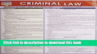Read Criminal Law (Quick Study Law)  Ebook Free