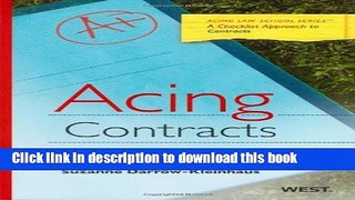 Download Acing Contracts (Acing Series)  PDF Free