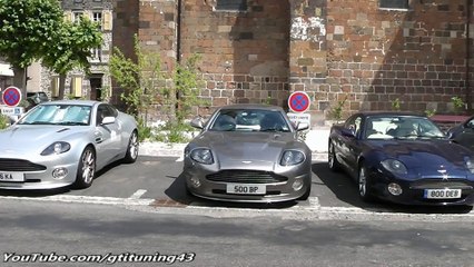Aston Martin Tour de France 2013 - DB9, Vanquish S, DB7