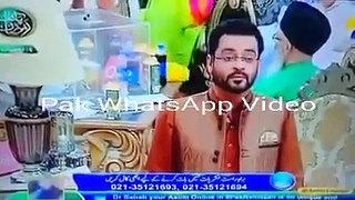 Vulgar Act In Amir Liaquat Show Again