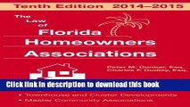 Read The Law of Florida Homeowners Associations (Law of Florida Homeowners Associations