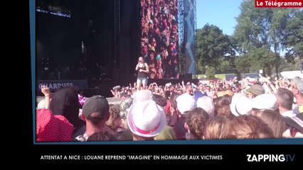 Attentat à Nice : Louane reprend "Imagine" en hommage aux victimes (Vidéo)