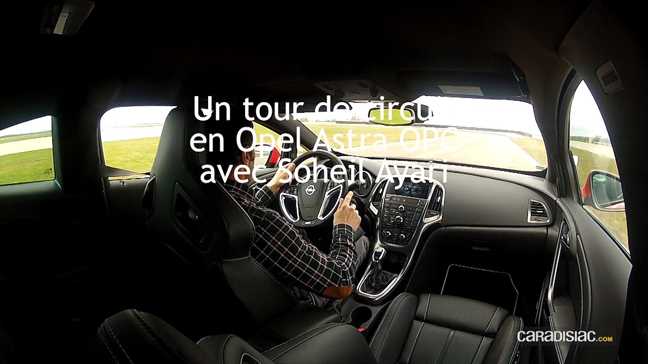 Le tour chrono de la Ferté Gaucher à bord de l'Opel Astra OPC