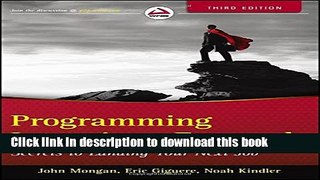 [PDF] Programming Interviews Exposed: Secrets to Landing Your Next Job Download Full Ebook