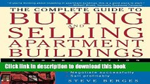 Download The Complete Guide to Buying and Selling Apartment Buildings  Ebook Free