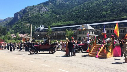 La gare de Canfranc inaugurée comme en 1928