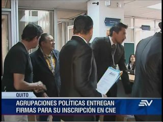 Finaliza recepción de firmas de organizaciones políticas en CNE