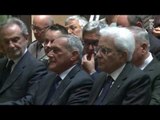 Roma - Mattarella alla scopertura della lapide in ricordo del Giudice Vittorio Occorso.(18.07.16)