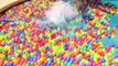 GIANT BALL PIT Swimming Pool Challenge Funny Jumps, Kids Games, Ballpit Fight by DisneyCarToys.
