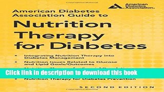 Read American Diabetes Association Guide to Nutrition Therapy for Diabetes Ebook Free