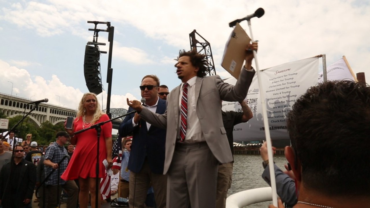 Comedian Eric Andre kicked out of Cleveland rally