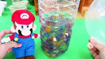 マリオ アンパンマンスクイーズ 風船ぷよぷよボール Squishy Balloon Ball Orbeez DIY Mario