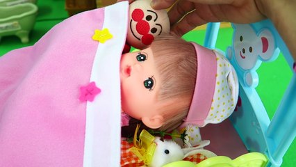 メルちゃん 寝かしつけ ベッドで一緒におねんね サメさん ジャイアン My Pet Shark