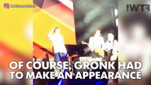 Rob Gronkowski and Paul McCartney jammed out on stage