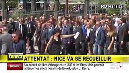 Manuel Valls violemment hué à son arrivée à Nice pour le recueillement !