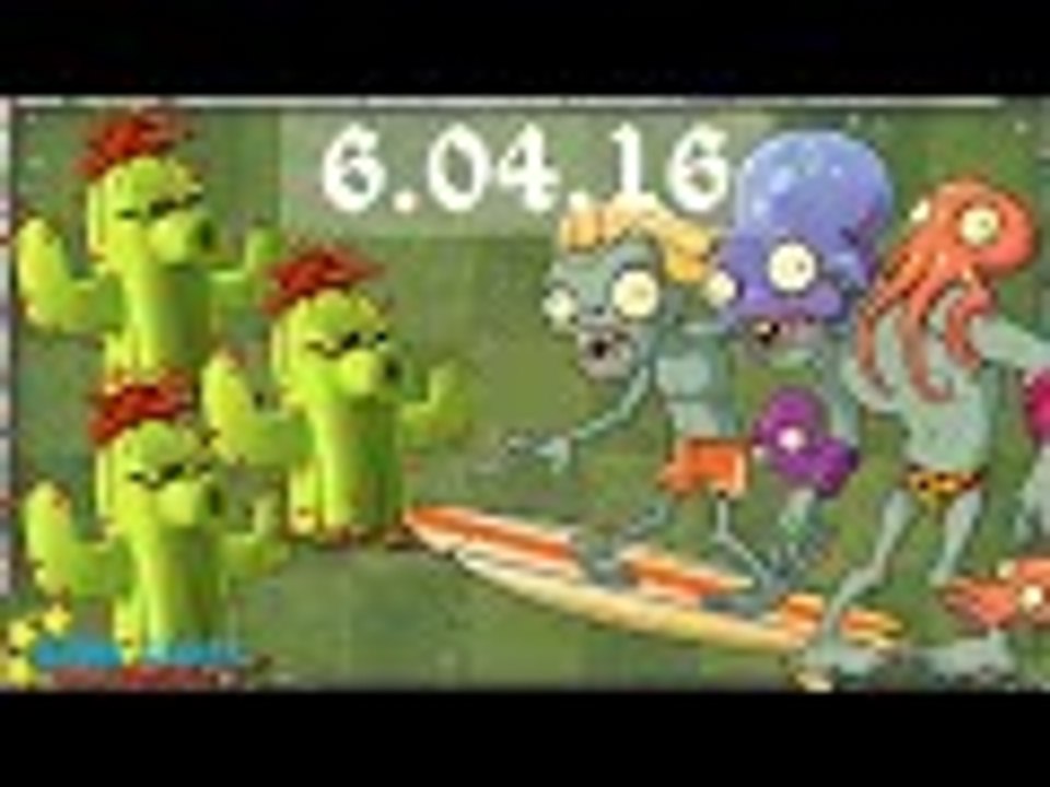 Plants vs. Zombies 2 - Piñata Party (April, 6 2016) [4K 60FPS]