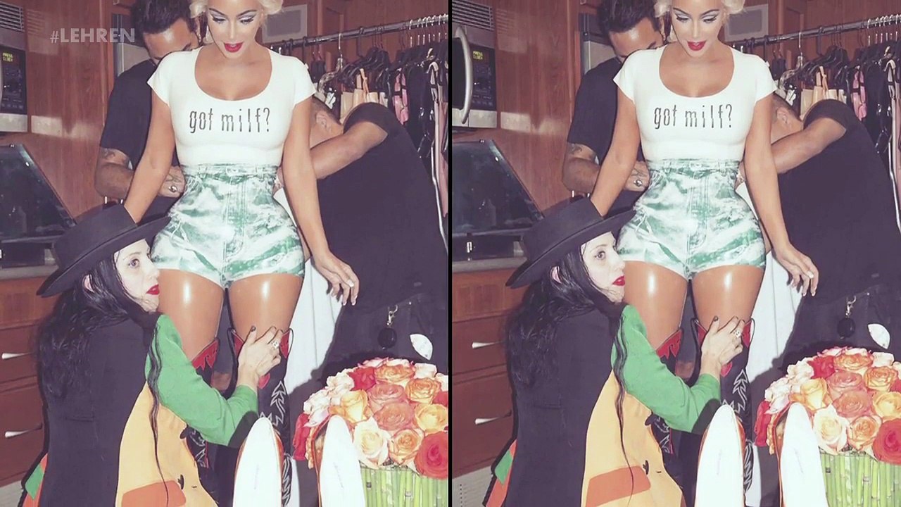 Kim Kardashian Shares Behind-The-Scenes From Fergie's MILF Video Lehren Hollywood