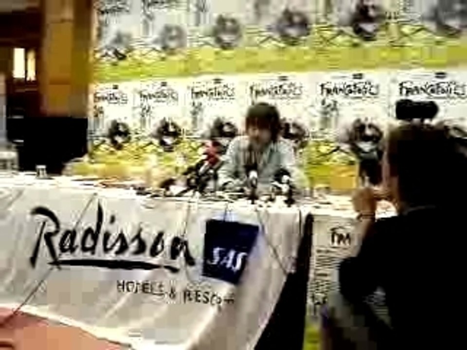 conférence de presse Francofolies