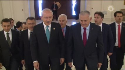 Başbakan Yıldırım, CHP Genel Başkanı Kılıçdaroğlu ile Görüştü