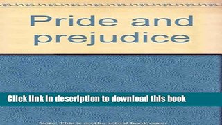 Read Pride and prejudice  Ebook Free