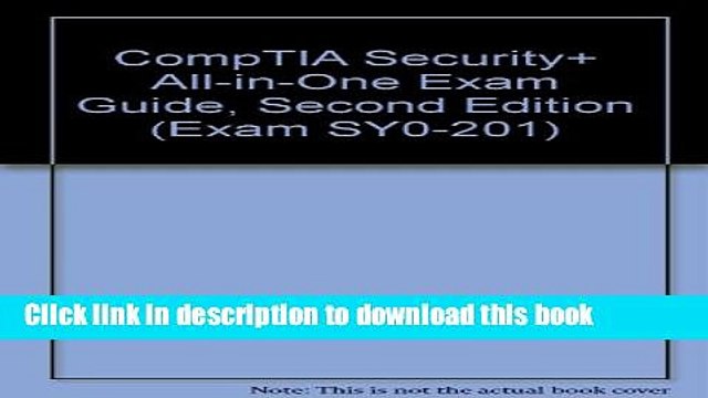 Download CompTIA Security+ All-in-One Exam Guide, Second Edition (Exam SY0-201) PDF Online