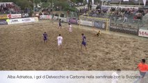 Alba Adriatica, Gennaro Delvecchio e Carbone in gol contro la Svizzera