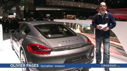 Genève 2013 - Porsche Cayman : monsieur plus