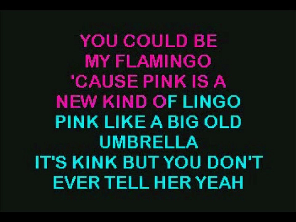 Aerosmith - Pink (Karaoke)