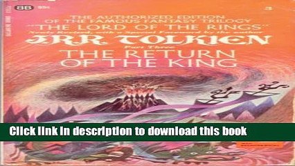 Download The Return of the King (Being the Third Part of the Lord of the Rings #01535)  PDF Online