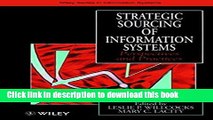 Read Strategic Sourcing of Information Systems: Perspectives and Practices  Ebook Free