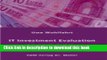 Read IT Investment Evaluation: A Suitability Analysis of Financial Evaluation Measures  Ebook Free
