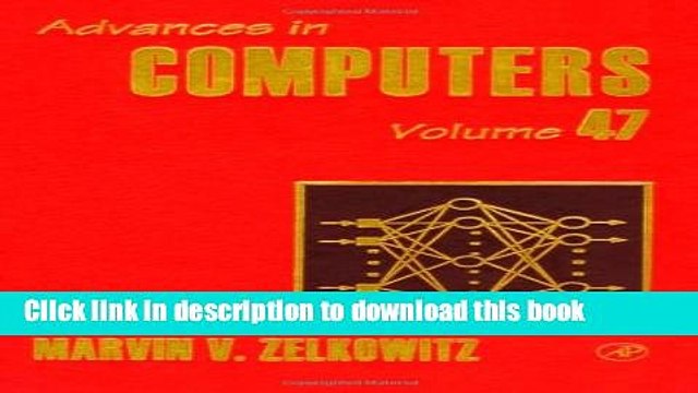 Download Applications of Artificial Intelligence, Volume 47 (Advances in Computers) Ebook Free