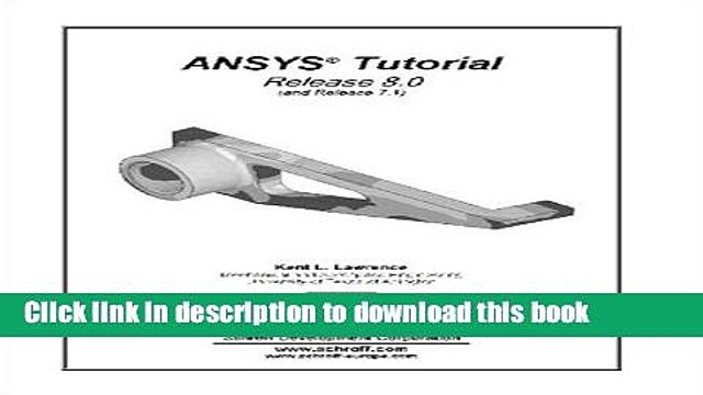 Read ANSYS Tutorial Release 8 Ebook Online