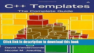 Read C++ Templates: The Complete Guide  Ebook Free
