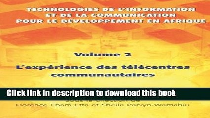 Download Technoligies de l information et del la communication pour le developpment en afrique