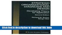 Read Strategic Organizational Diagnosis and Design: Developing Theory for Application (Information