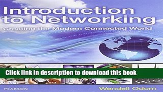 Read Introduction to Networking  Ebook Free