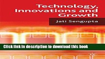Read Technology, Innovations and Growth  Ebook Free